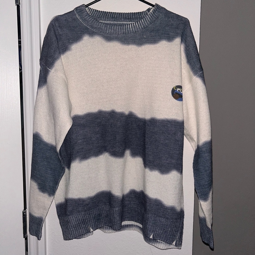 Cookie Monster knit sweater men’s